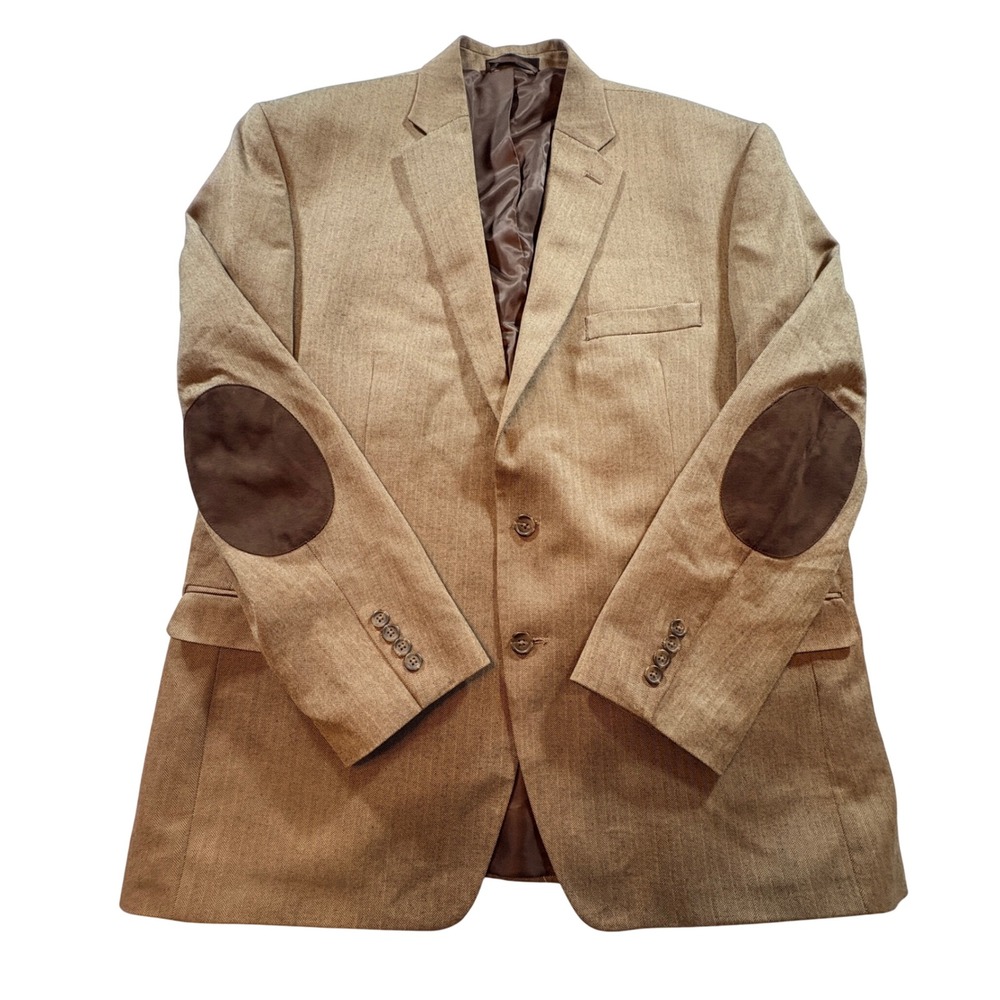 Lauren Ralph Lauren Tan Sport Coat with Brown Elbow Patches